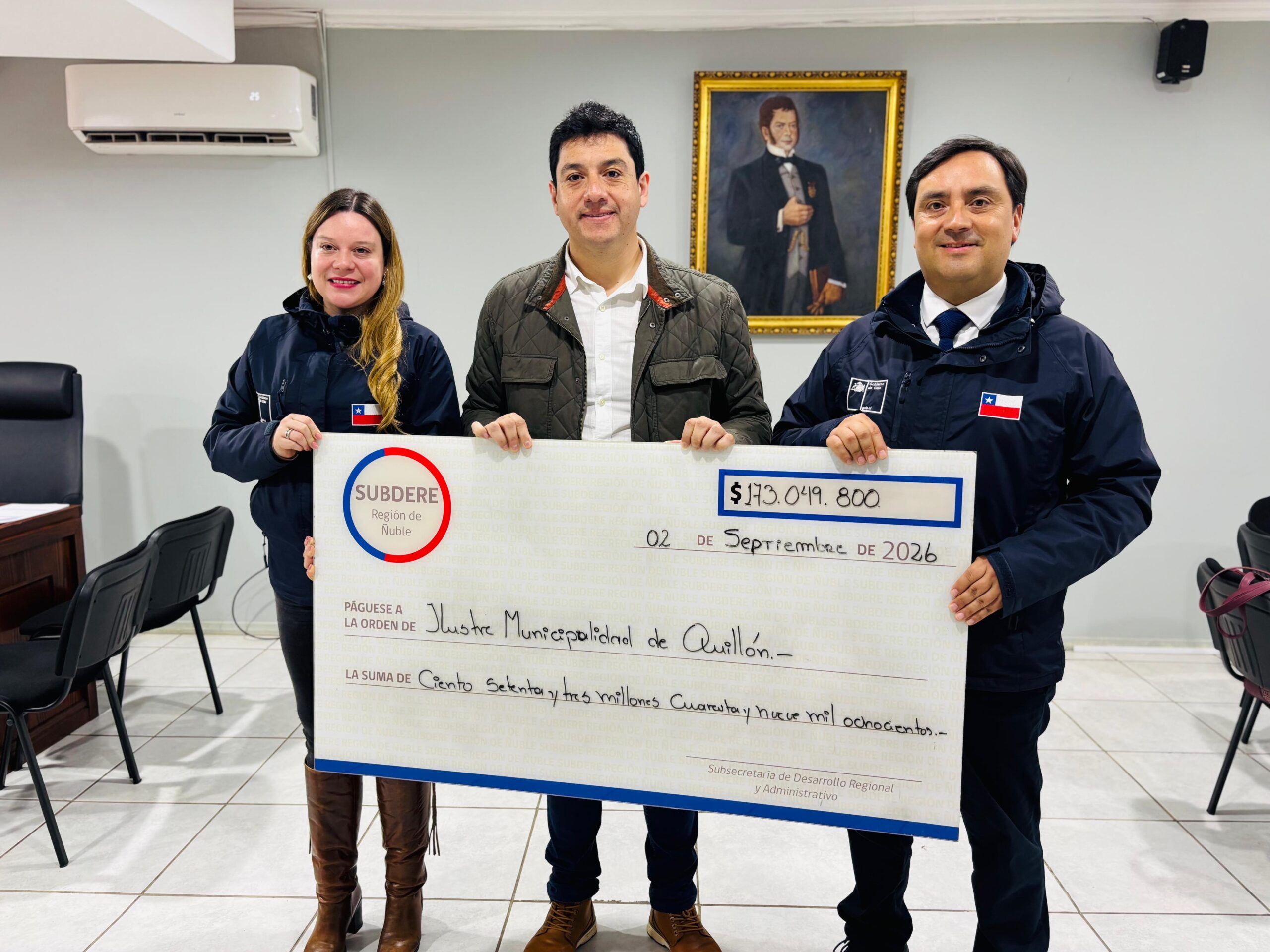 Gobierno entrega más de $173 millones para recuperar caminos rurales afectados por las lluvias en Quillón