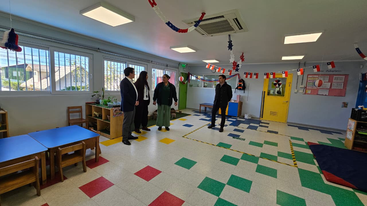 Inversión de $103 millones mejora seguridad y espacios educativos del jardín infantil Santa Rita de Chillán